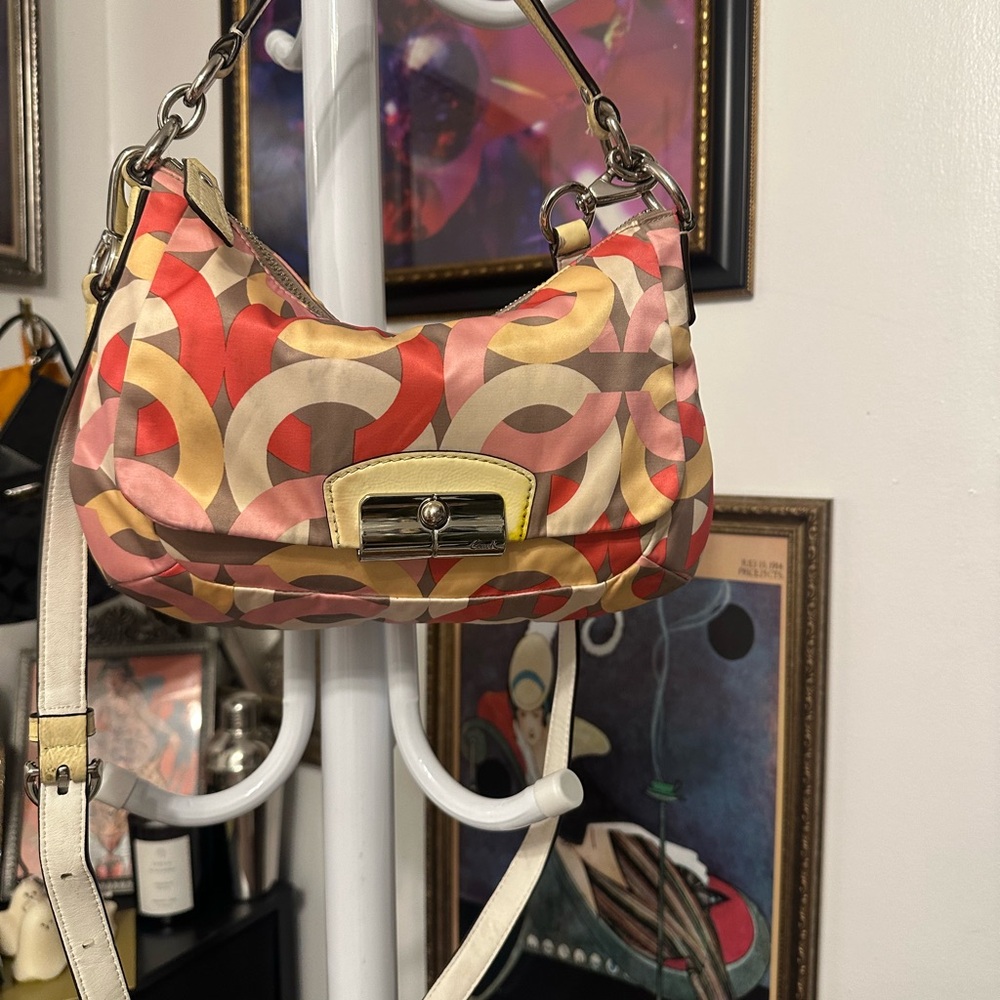 Coach Stylish Multicolor Patterned Women's Hobo B… - image 1